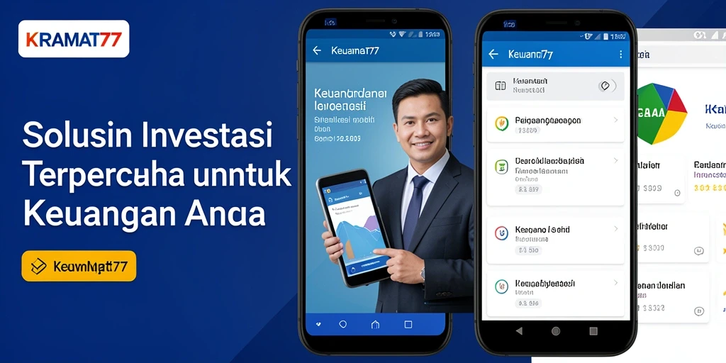 Antarmuka aplikasi KRAMAT77 untuk pengalaman investasi yang optimal.