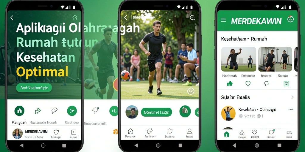 Tampilan antarmuka aplikasi MERDEKAWIN yang menarik dan fungsional.
