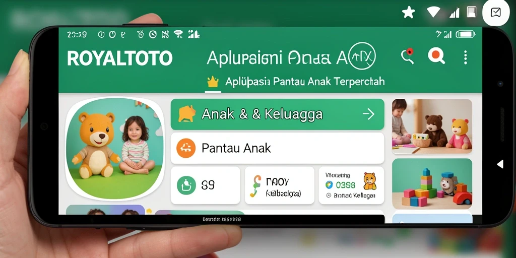 Tampilan antarmuka <strong>ROYALTOTO</strong> yang sederhana dan intuitif untuk orang tua.