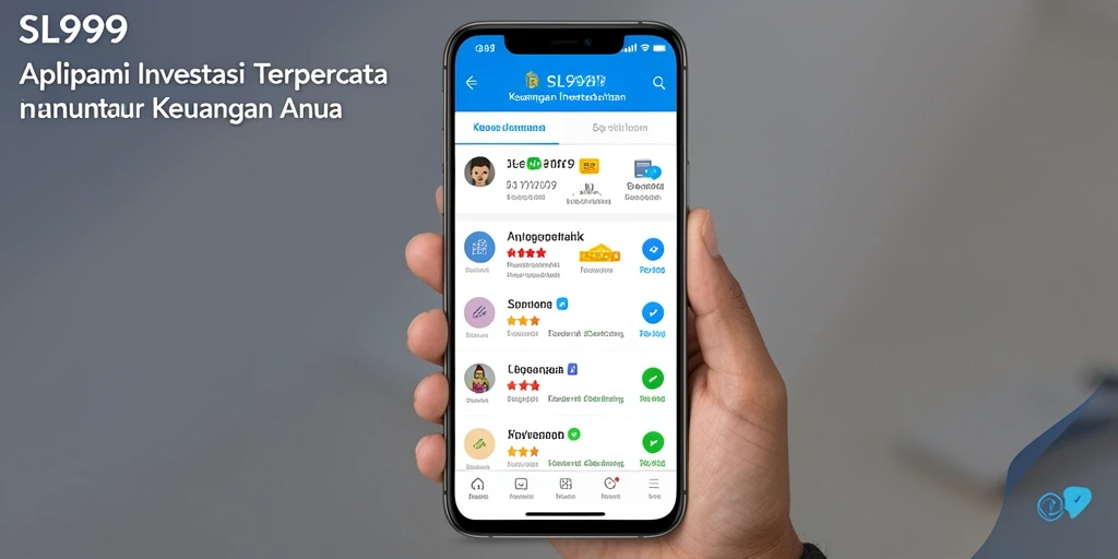 Menampilkan antarmuka aplikasi Investasi yang sederhana dan informatif.