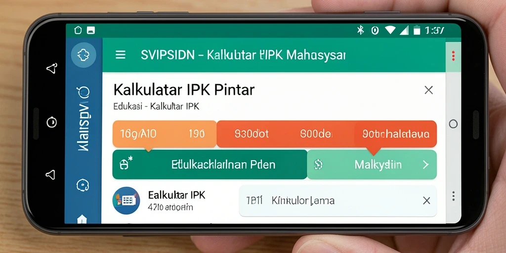 Screenshot antarmuka aplikasi SVIPSIDN yang sederhana dan fungsional.