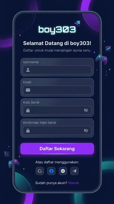 Panduan Registrasi Akun Baru boy303 untuk Pengguna Android