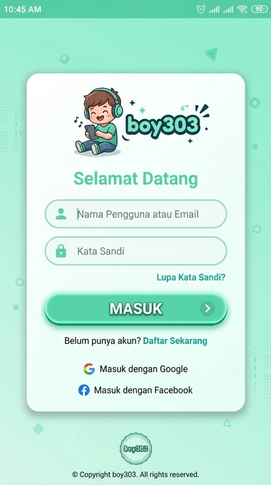 Masuk Akun boy303 yang Mudah dan Cepat